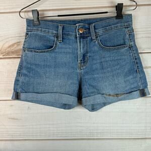 Old Navy Light Wash Cuffed Hot Pants Shorts Size 0
